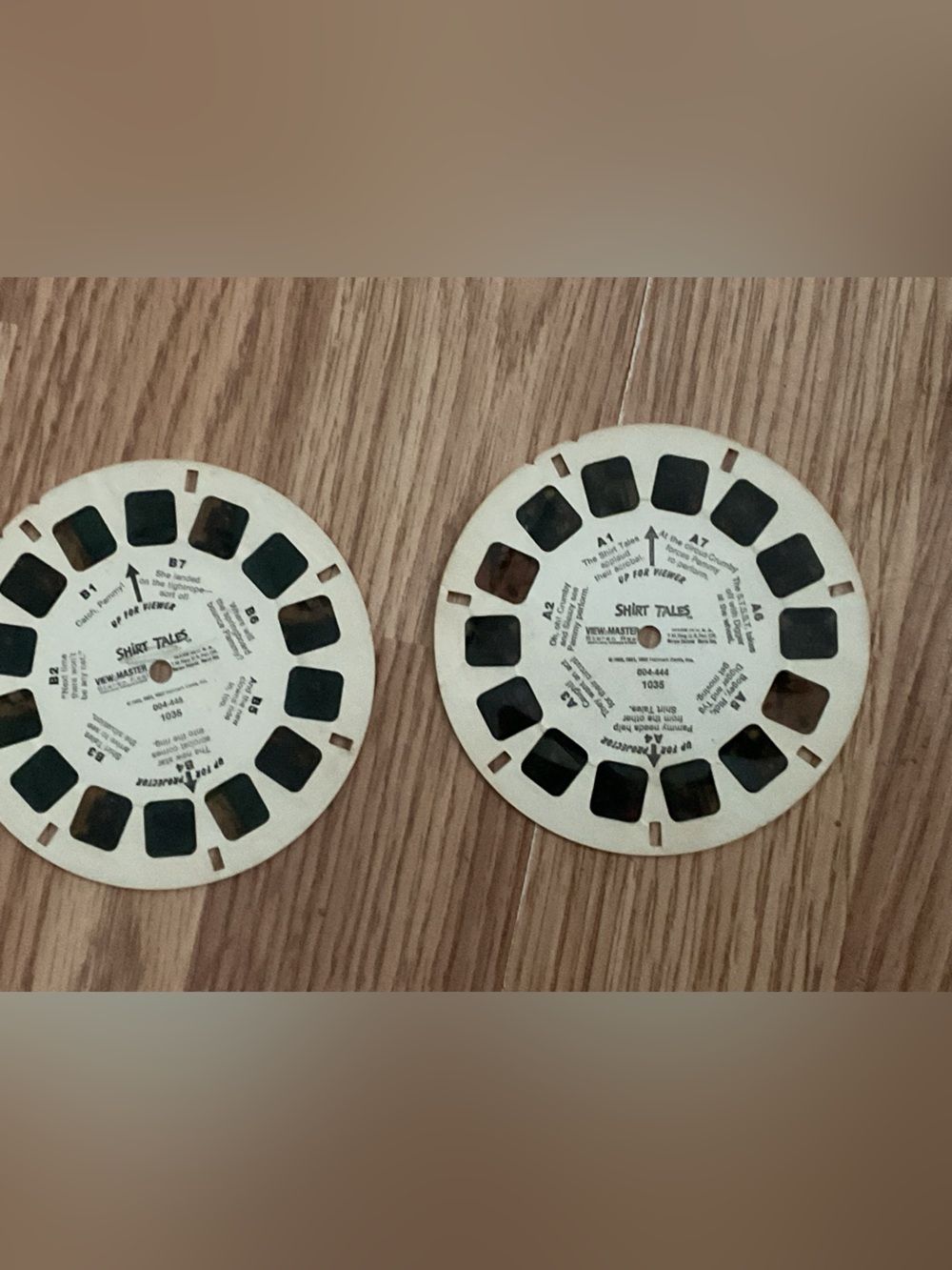 1980 Vintage SHIRT TAILS VIEW MASTER REELS 2